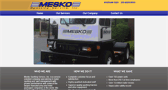 Desktop Screenshot of meskospotting.com